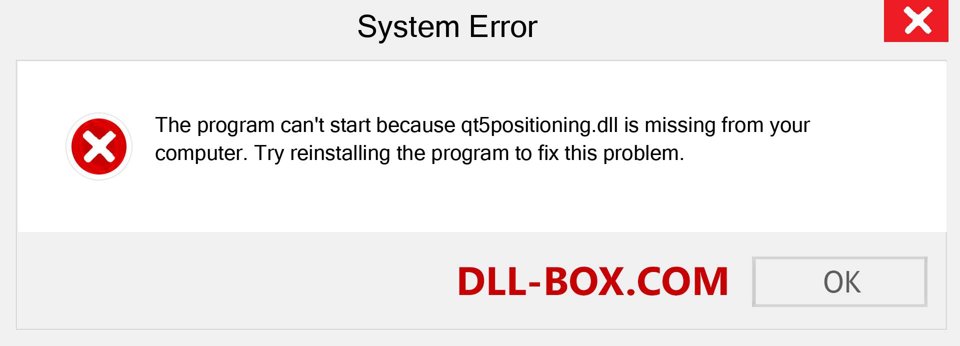 qt5positioning.dll file is missing?. Download for Windows 7, 8, 10 - Fix  qt5positioning dll Missing Error on Windows, photos, images